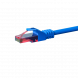 Cat6 internetkabel 2m blauw 100% koper - onafgeschermd