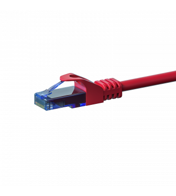 UTP CAT6a patchkabel 0,25m rood - 100% koper