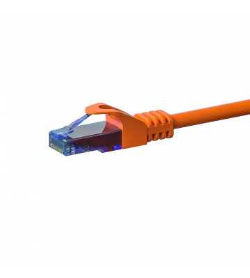 Cat6a internetkabel 2m oranje 100% koper - onafgeschermd