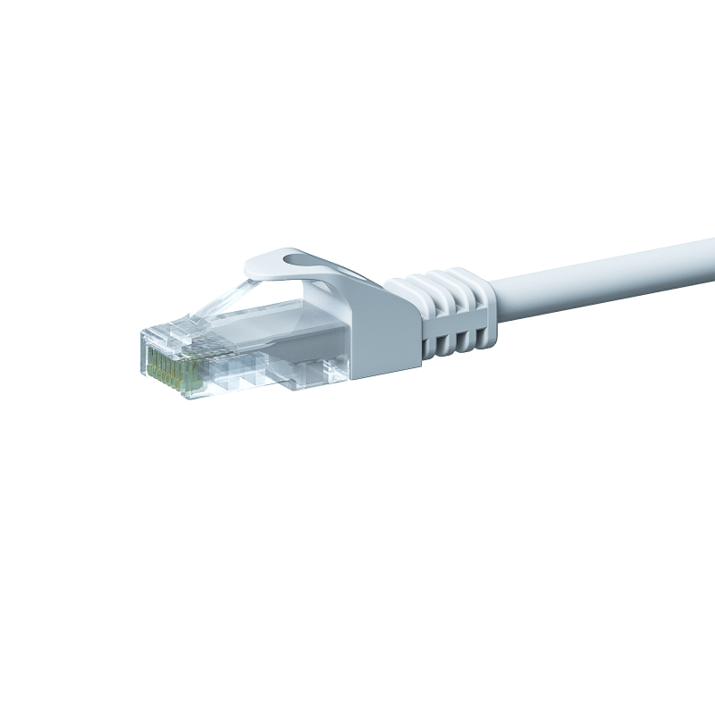 CAT5e internetkabel 1,50m wit - onafgeschermd - CCA