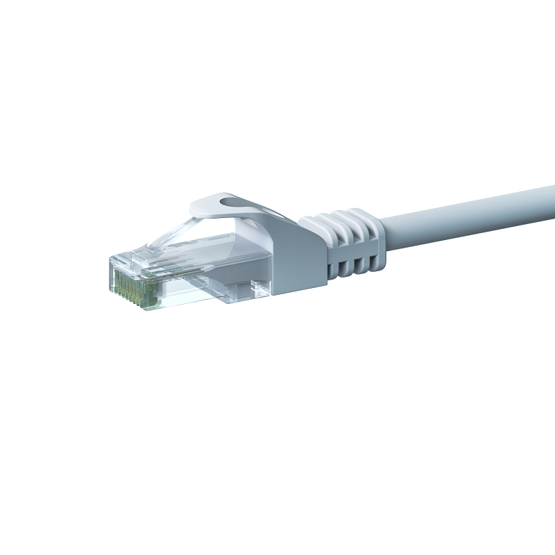 Cat6 internetkabel 2m wit - onafgeschermd - CCA