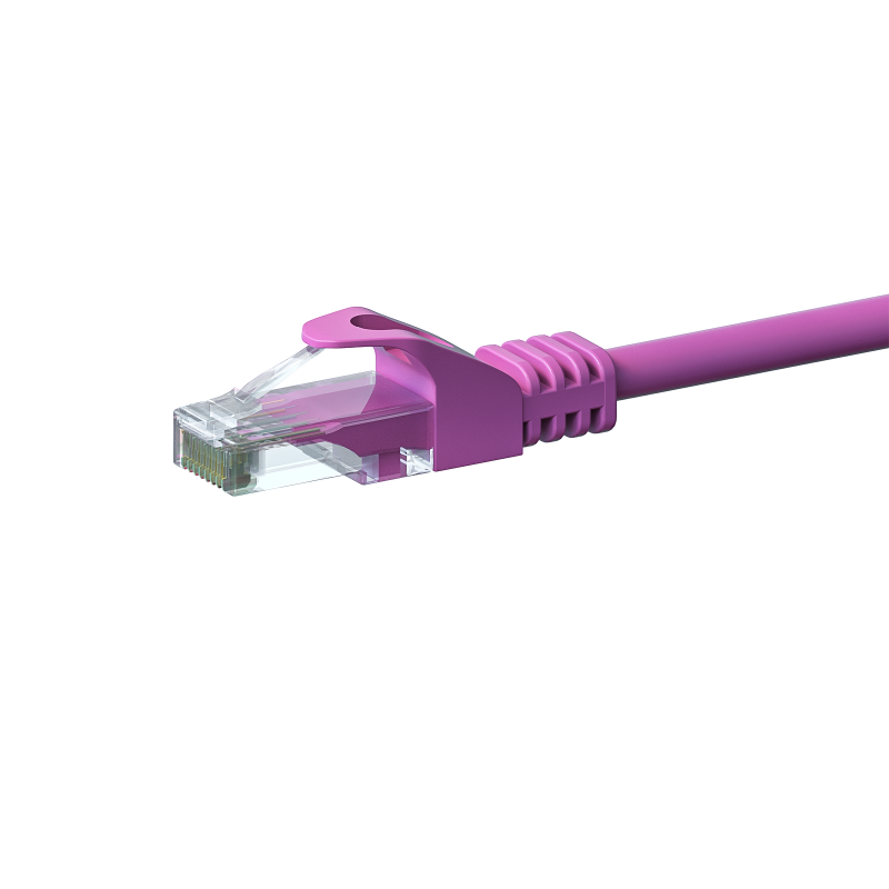 Cat6 internetkabel 5m roze - onafgeschermd - CCA