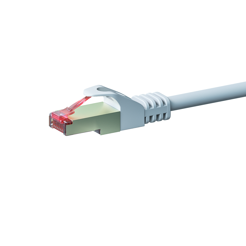 Cat6 internetkabel 5m wit 100% koper - extra afgeschermd